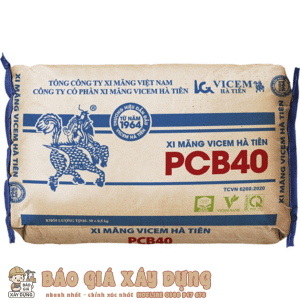 Xi măng Vicem Hà Tiên PCB40 bao 50kg