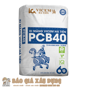 Xi măng Vicem Hà Tiên PCB40 Bao 40 Kg