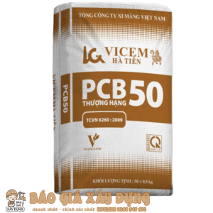 Xi măng Portland hỗn hợp PCB50 Vicem Hà Tiên