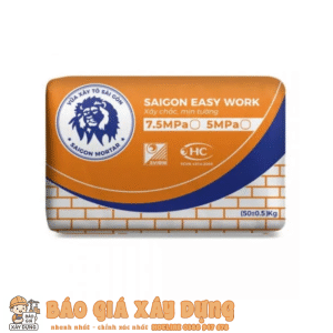 Vữa khô trộn sẵn dùng xây + cán